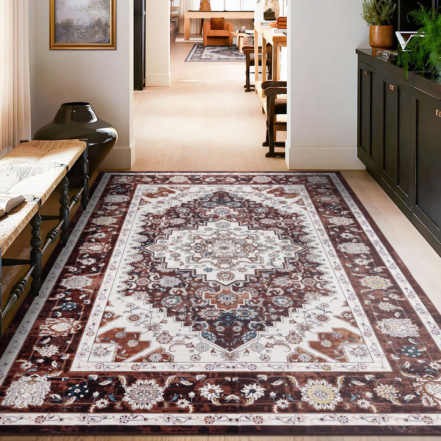 Machine Washable Rug - Ember