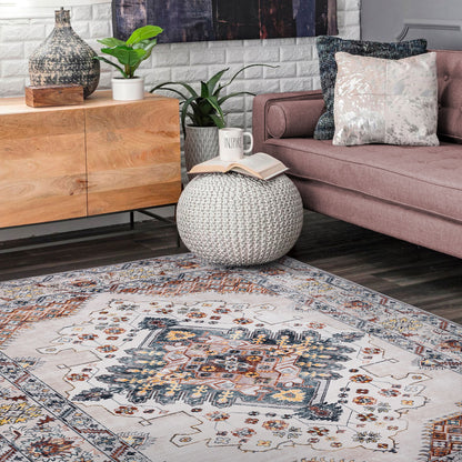 Machine Washable Rug - Vintage Bloom