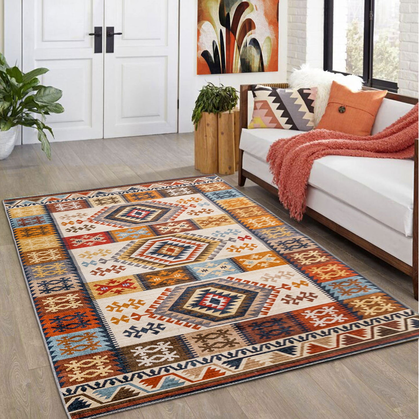 Machine Washable Rug - Western Way