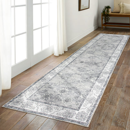 Machine Washable Rug - Isla Grey