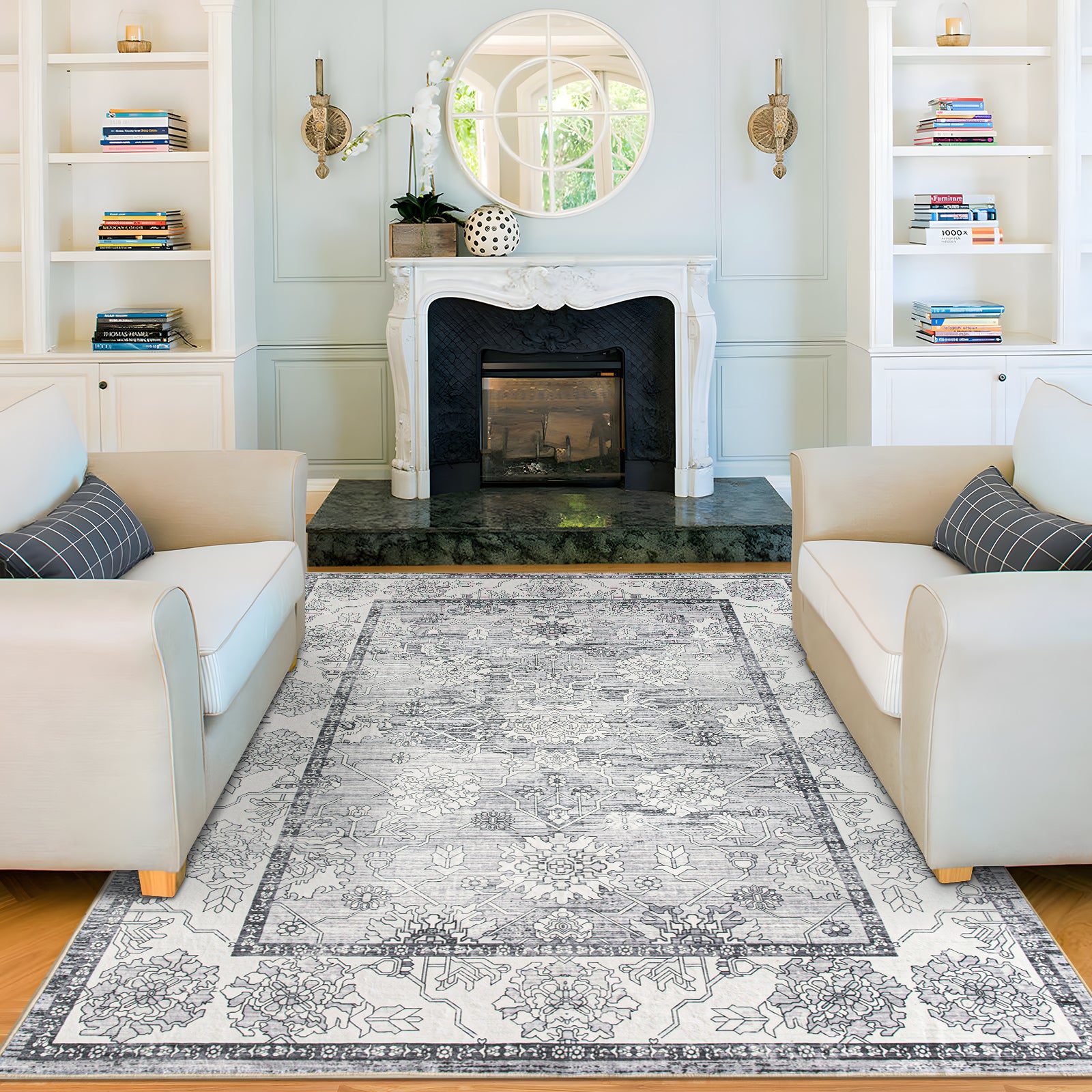 Machine Washable Rug - Isla Grey – Pure Simplicity Australia