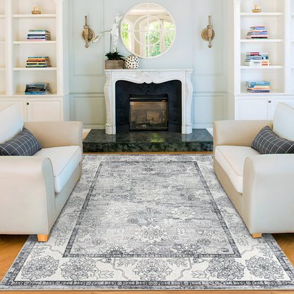 Machine Washable Rug - Isla Grey