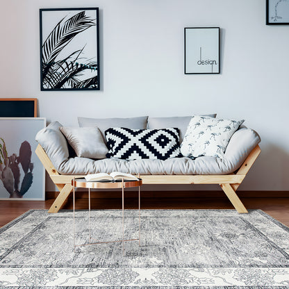 Machine Washable Rug - Isla Grey