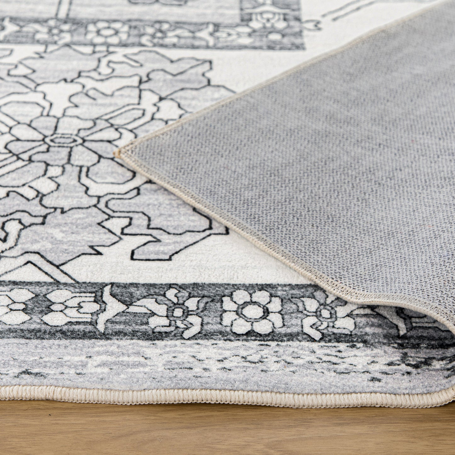 Machine Washable Rug - Isla Grey