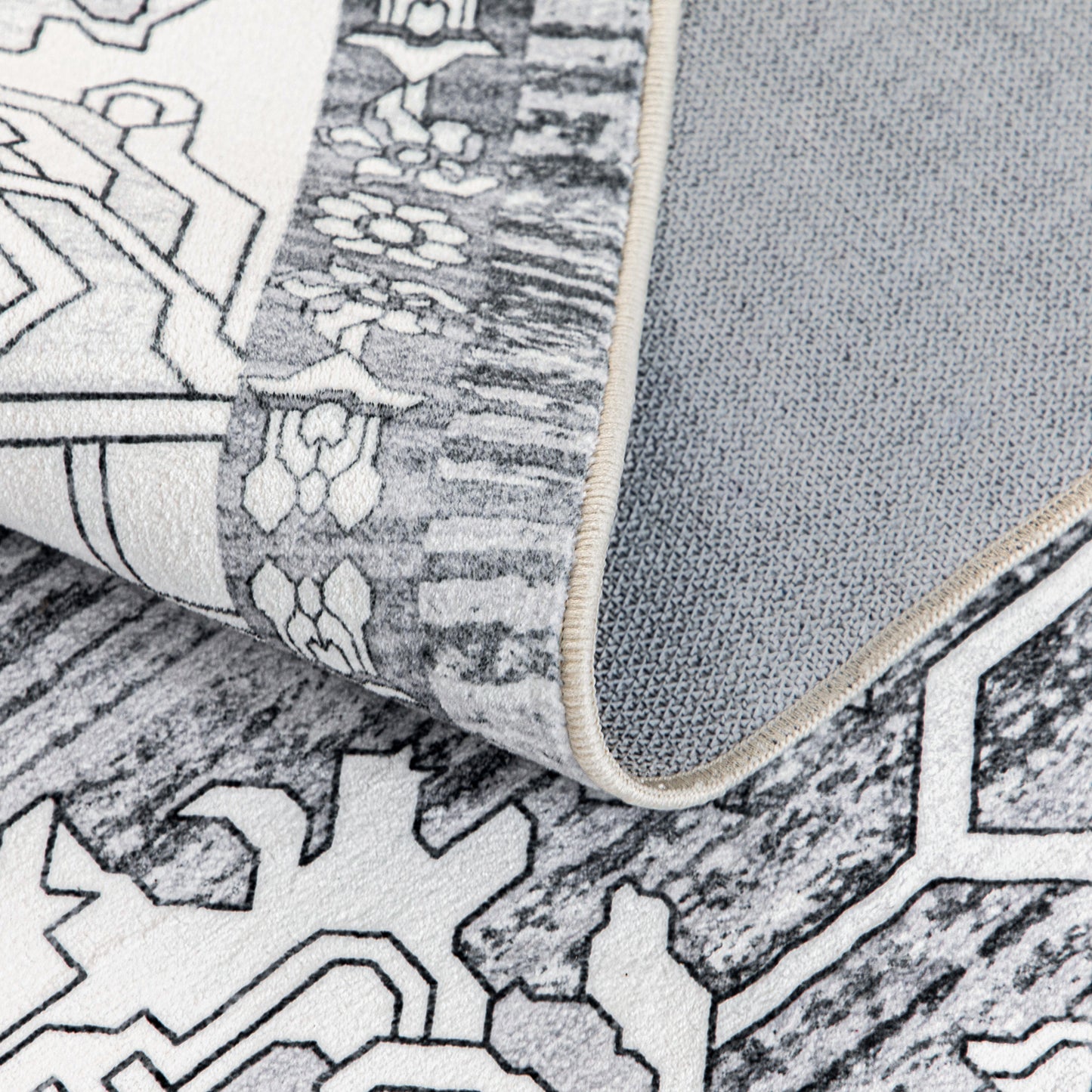 Machine Washable Rug - Isla Grey