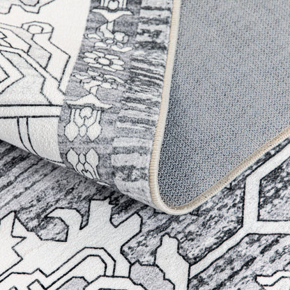 Machine Washable Rug - Isla Grey