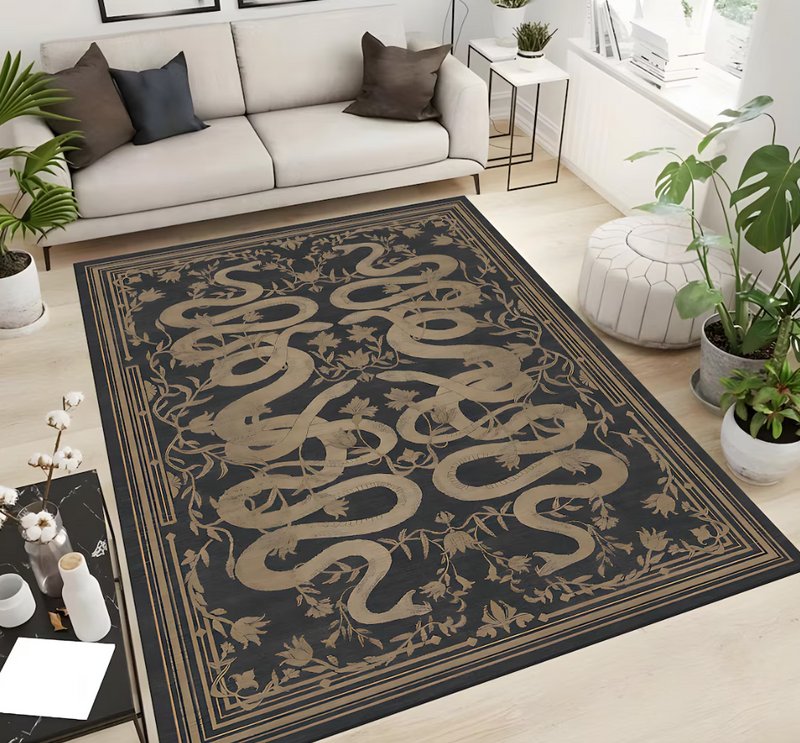Machine Washable Rug - Snake