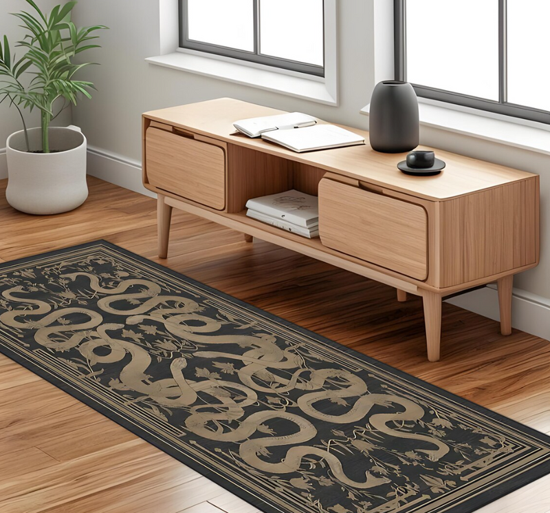 Machine Washable Rug - Snake