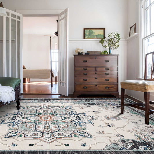 Machine Washable Rug - Vintage Mist