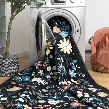 Machine Washable Rug - Enchanted Bloom