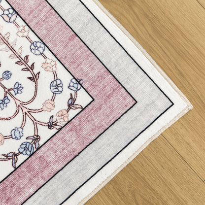Machine Washable Rug - Vintage Blush