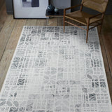 Machine Washable Rug - Geometric Ivory